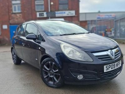Used Vauxhall Corsa 79 HP (58 kW) 2009 Black Hatchback