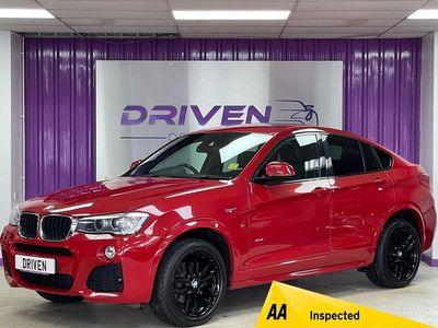 Used BMW X4 M Sport 190 HP (139 kW) 2017 Red SUV