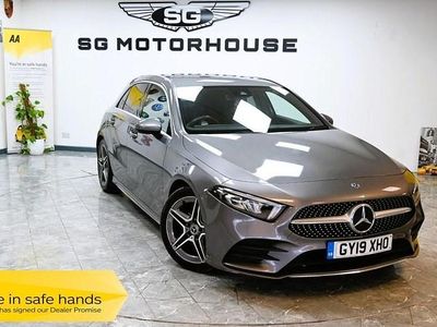 Used Mercedes A200 AMG line 163 HP (119 kW) 2019 Grey Hatchback