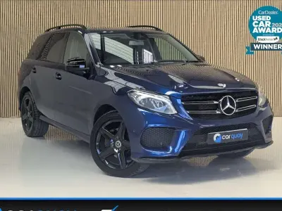 Used Mercedes GLE250 AMG line 204 HP (150 kW) 2017 Blue SUV
