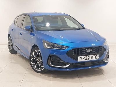 Used Ford Focus ST-Line 155 HP (114 kW) 2022 Blue Hatchback