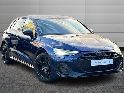 Used Audi A3 e-tron Black Edition 204 HP (150 kW) 2025 Navarra blue Hatchback
