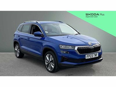 Used Skoda Karoq SE L 150 HP (110 kW) 2023 Blue SUV