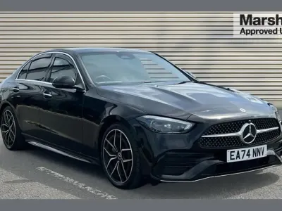 Used Mercedes C300e AMG Line Premium 254 HP (186 kW) 2025 Black Sedan