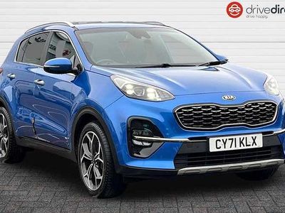 Blue Used 2021 Kia Sportage GT-Line SUV | £14,500 (Good price)