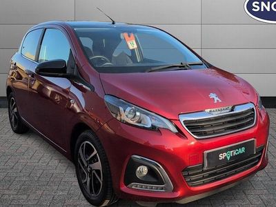 Red Used 2021 Peugeot 108 Allure Hatchback | £8,219 (Fair price)