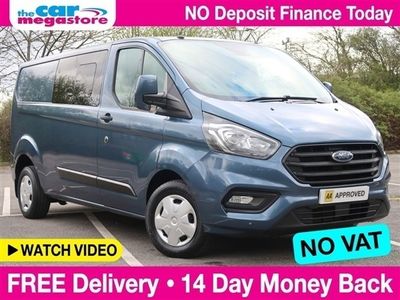 used Ford Transit Custom 2.0 TDCi Trend 6 Seat Combi Van Long L2 Euro 6 LWB 6dr NO VAT Save 20%