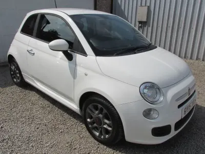 Used Fiat 500 S 69 HP (50 kW) 2015 White Hatchback