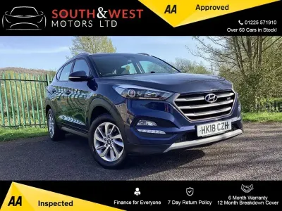 Used Hyundai Tucson SE 132 HP (97 kW) 2018 Blue SUV