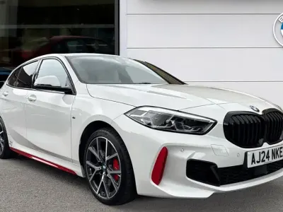 Used BMW 128 ti Shadowline 261 HP (191 kW) 2024 White Hatchback