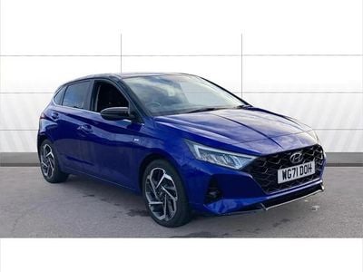 Used Hyundai i20 Ultimate 100 HP (73 kW) 2021 Blue Hatchback