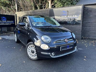 Black Used 2018 Fiat 500 Lounge Hatchback | £7,395 (Fair price)