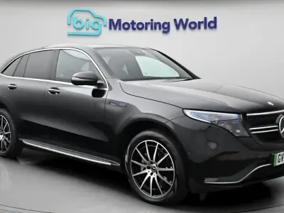 Used Mercedes EQC400 AMG line 300 kW (408 HP) 2022 Black SUV