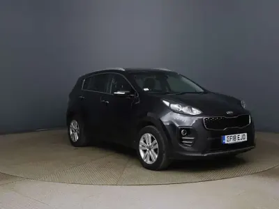 Used Kia Sportage 177 HP (130 kW) 2018 Black SUV