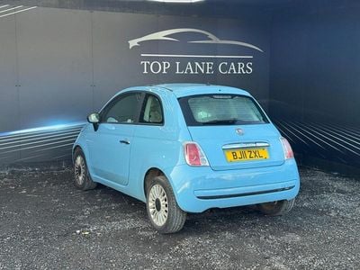 Blue Used 2011 Fiat 500 Pop Hatchback | £2,495 (Expensive)