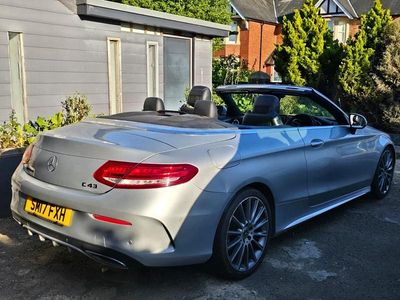 Begagnad Mercedes C220 AMG line 170 HK (125 kW) 2017 Silver Cab