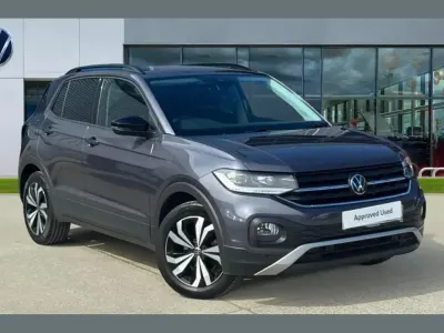 Used VW T-Cross Black Edition 95 HP (69 kW) 2022 Grey SUV