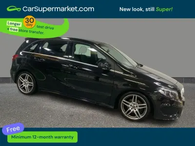 Begagnad Mercedes B180 AMG Line Premium 109 HK (80 kW) 2018 Svart Minibuss