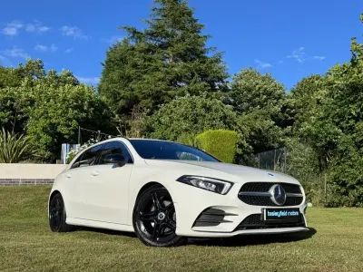 Used Mercedes A180 AMG line 116 HP (85 kW) 2018 White Hatchback