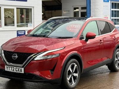 Storm white metallic Used 2022 Nissan Qashqai N-Connecta SUV | £17,995 (Fair price)