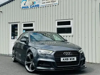 Used Audi A3 S-Line 116 HP (85 kW) 2019 Grey Sedan