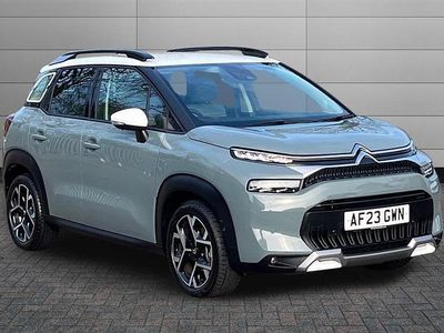 Used Citroën C3 Aircross PureTech 110 HP (80 kW) 2023 Khaki grey with polar white bitone roof SUV