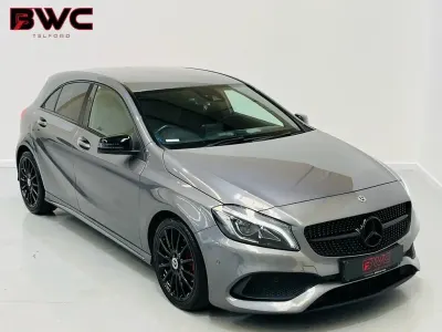 Used Mercedes A200 AMG Line Premium 136 HP (100 kW) 2017 Grey Hatchback