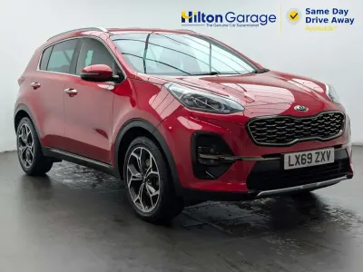 Used Kia Sportage GT-Line 177 HP (130 kW) 2019 Red SUV