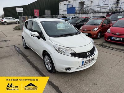 Used Nissan Note S 98 HP (72 kW) 2016 White Hatchback