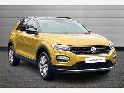 Yellow Used 2019 VW T-Roc Design SUV | £13,350 (Fair price)