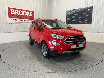Used Ford Ecosport Titanium 125 HP (91 kW) 2018 Red SUV