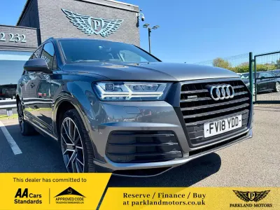 Begagnad Audi Q7 S-Line 2018 Grå SUV