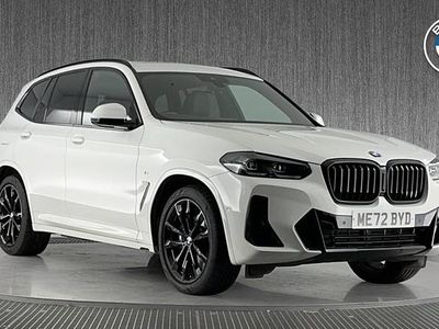 White Used 2022 BMW X3 M Sport SUV | £36,499 (Fair price)