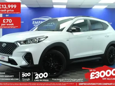 Used Hyundai Tucson N Line 132 HP (97 kW) 2020 White SUV