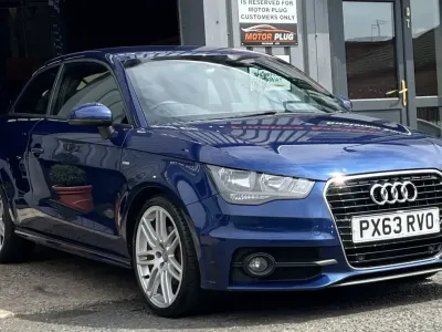 Used Audi A1 S-Line 122 HP (89 kW) 2013 Blue Hatchback