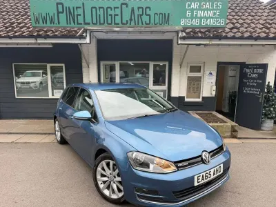 Used VW Golf VII GT 150 HP (110 kW) 2015 Blue Hatchback