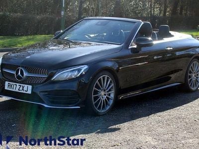 Used Mercedes C250 AMG Line Premium Plus 204 HP (150 kW) 2017 Black Cabriolet