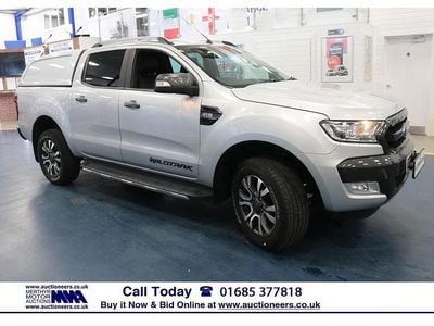 Silver Used 2018 Ford Ranger Wildtrack Pickup | £14,040 (Expensive)