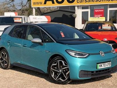 Used VW ID.3 Pro Performance 150 kW (204 HP) 2020 Blue Hatchback