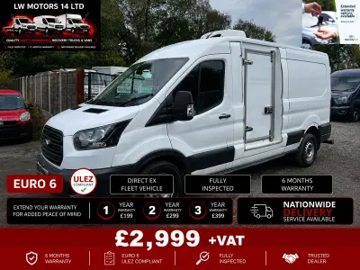 Used Ford Transit 130 HP (95 kW) 2018 White Van