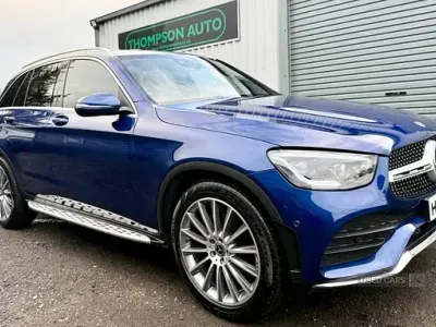 Used Mercedes GLC220 AMG Line Premium 194 HP (142 kW) 2020 Blue SUV