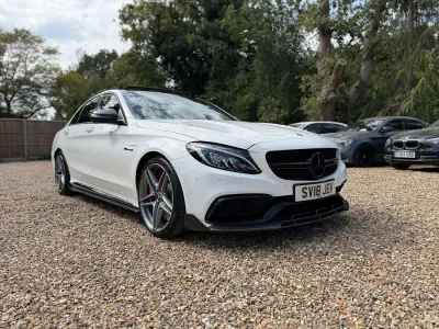 Used Mercedes C63 AMG Premium 2018 White Sedan