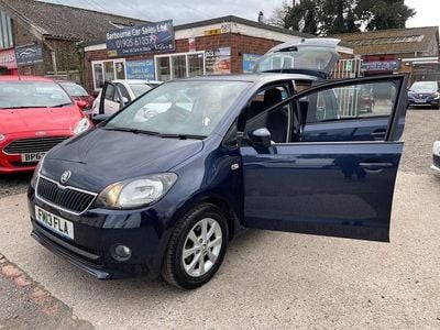 Used Skoda Citigo Elegance 75 HP (55 kW) 2013 Blue Hatchback
