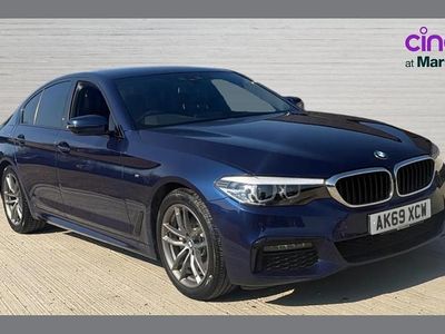 Used BMW 520 M Sport 184 HP (135 kW) 2019 Blue Sedan