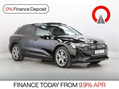 Używany Audi e-tron Advanced 230 kW (313 KM) 2020 Czarny SUV