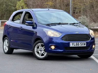 Used Ford Ka Plus Zetec 70 HP (51 kW) 2017 Blue Hatchback