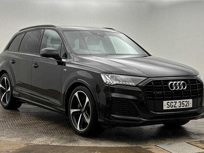 Used Audi Q7 Black Edition 340 HP (250 kW) 2020 Black SUV