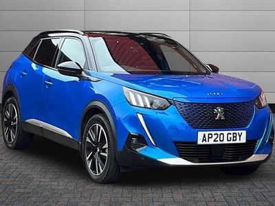 Used Peugeot e-2008 GT-line 100 kW (136 HP) 2020 Blue SUV