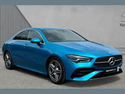 Used Mercedes CLA200 Executive 177 HP (130 kW) 2024 Blue Coupe