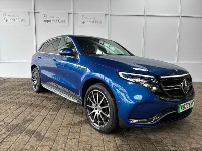 Used Mercedes EQC400 AMG line 300 kW (408 HP) 2023 Blue SUV